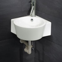 Lavabo treo góc Caesar LF5238