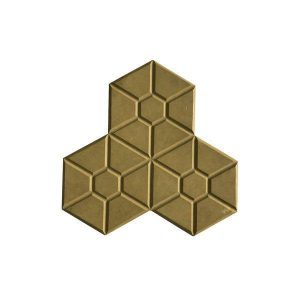GẠCH GHÉP 3 LỤC GIÁC XI MĂNG TỰ CHÈN