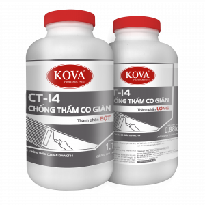 Chất chống thấm co giãn KOVA CT-14 (Bộ 2 thành phần)